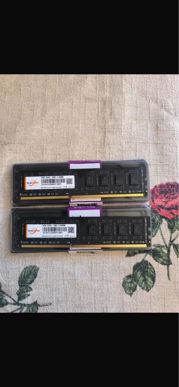 Memórias ram ddr3 