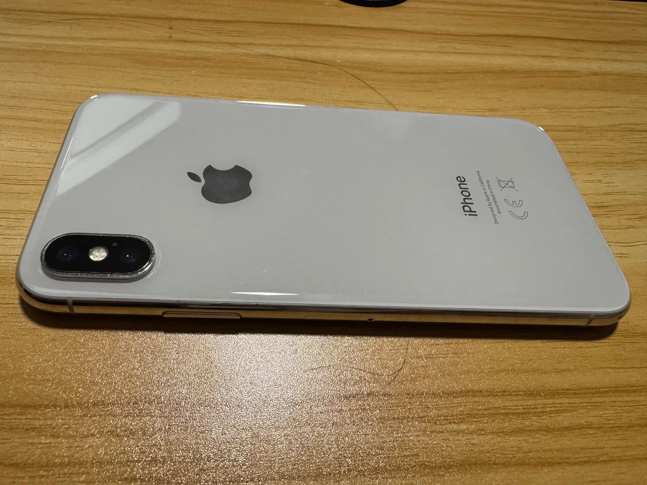 iPhone X Branco 256GB Impecável. 84% Bateria - Celulares e