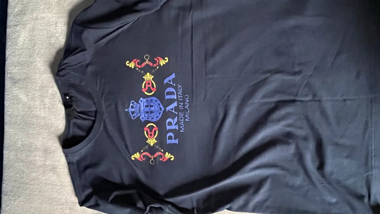 Camisa Prada Masculina - Tamanho M | Usada - Foto 2