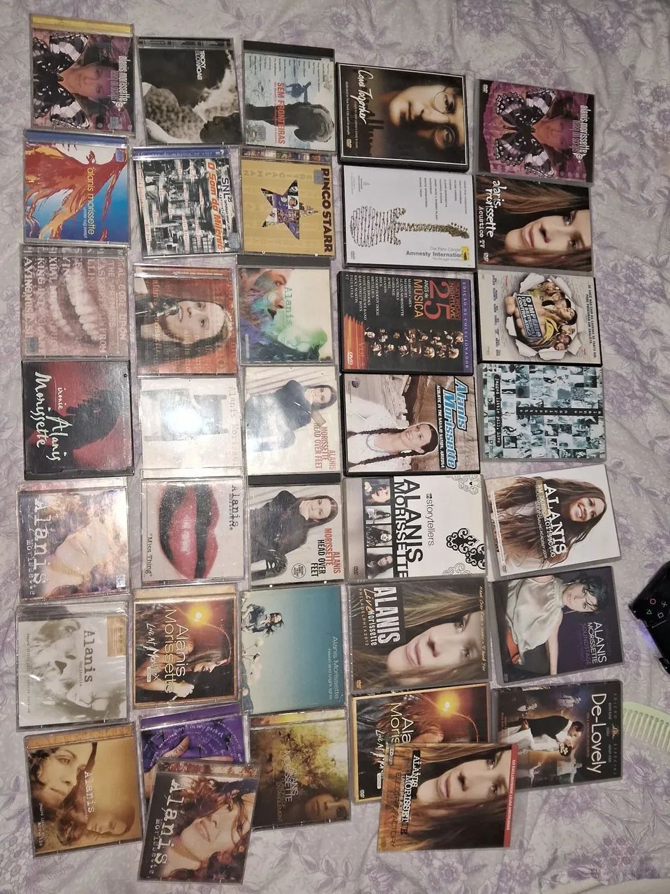 Lote Coleção CDs e DVDs Alanis Morissette - Foto 2