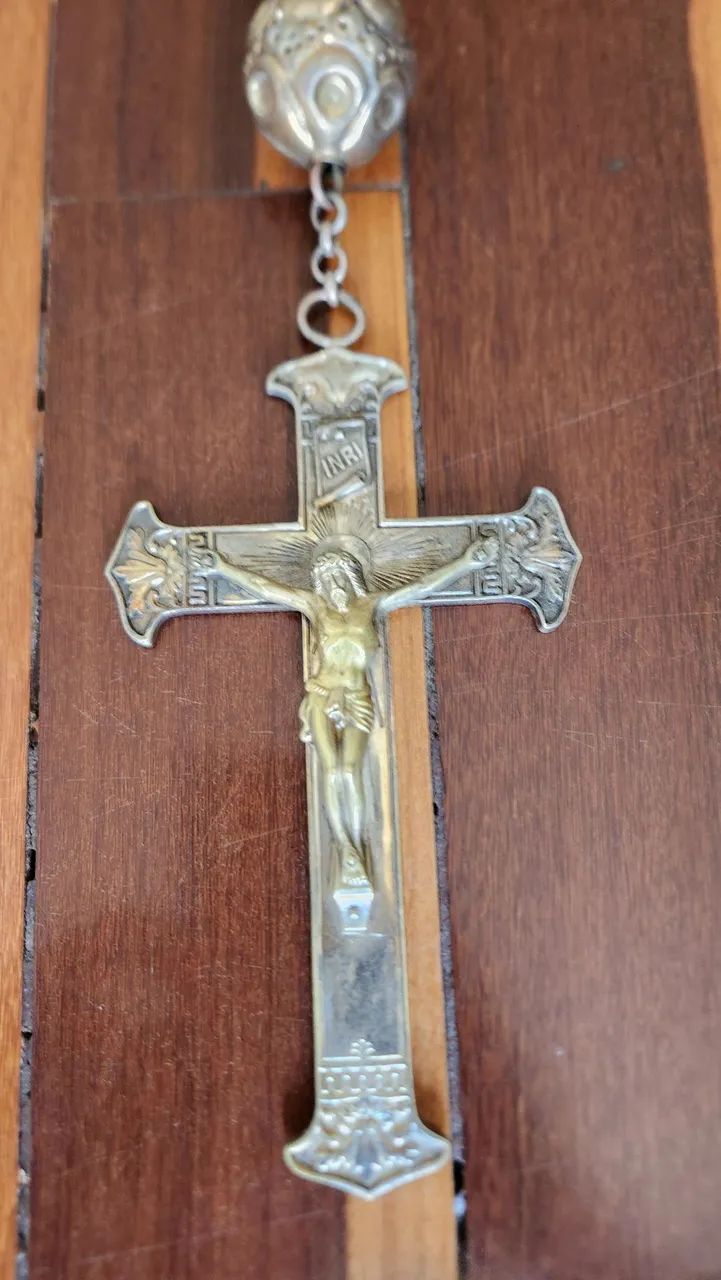 Antiguidade Terço de parede Eberle - Foto 2
