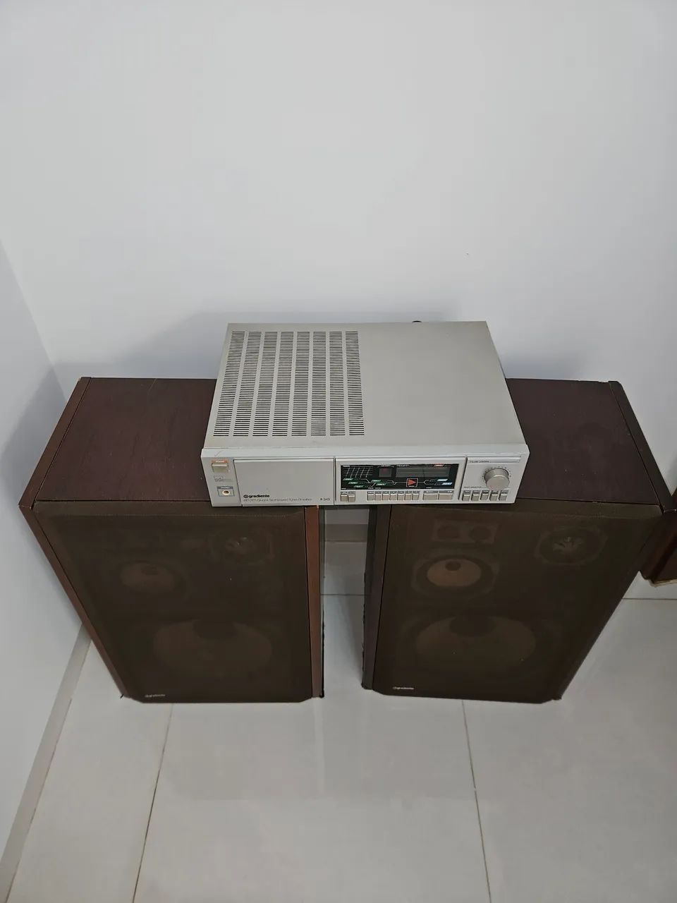 Caixas Gradiente Master 100N + Receiver Gradiente R-343 - Foto 3