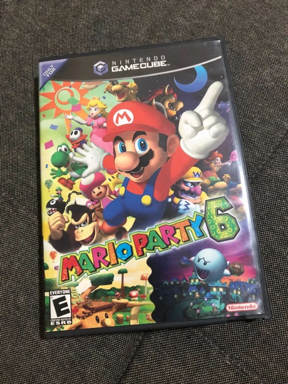 Nintendo Gamecube Mario Party 6 100% Completo Box + Microfone  - Foto 2