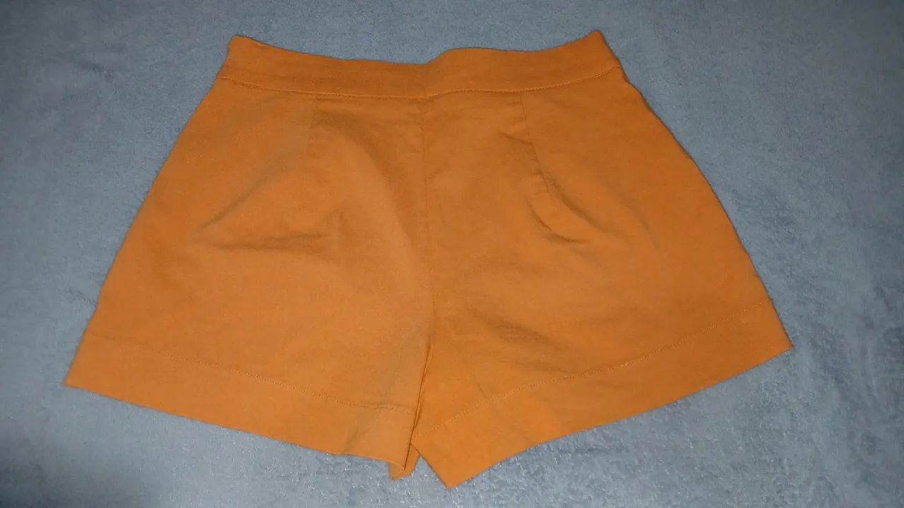 Short Renner Laranja - M - tecido - Foto 2