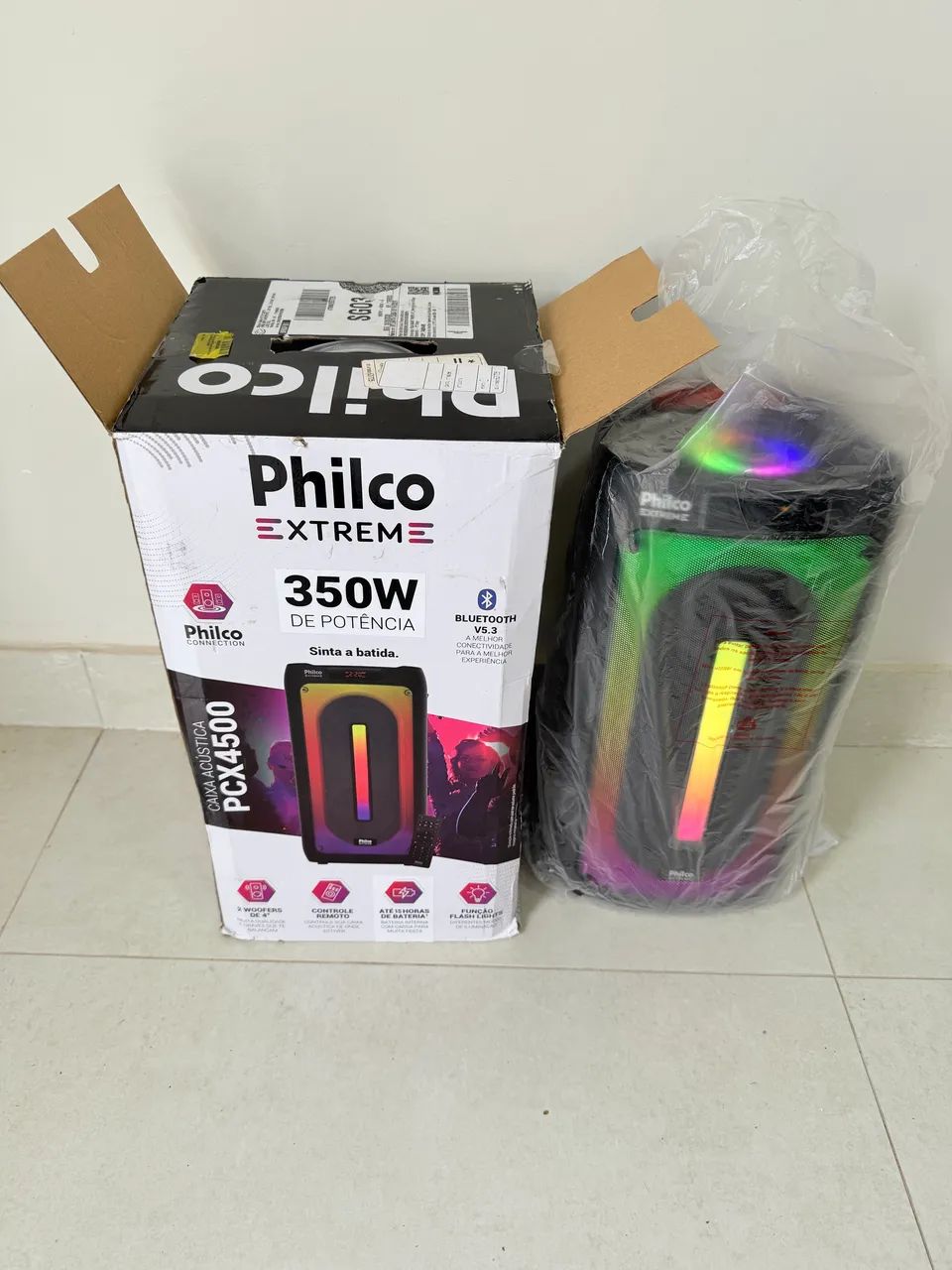Caixa de som Philco 3500wts nova