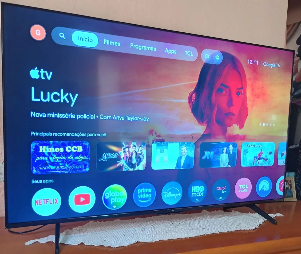 TV 50" Smart 4k Qled Google TV Nova  - Foto 5