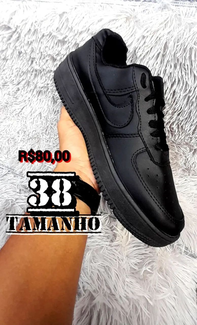 Tênis Nike Air Force Black T 38