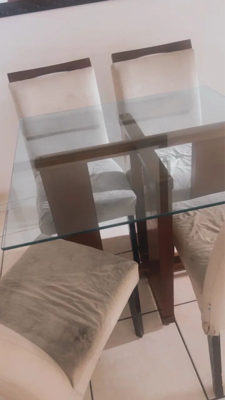 Vendo mesa com cadeiras  - Foto 5