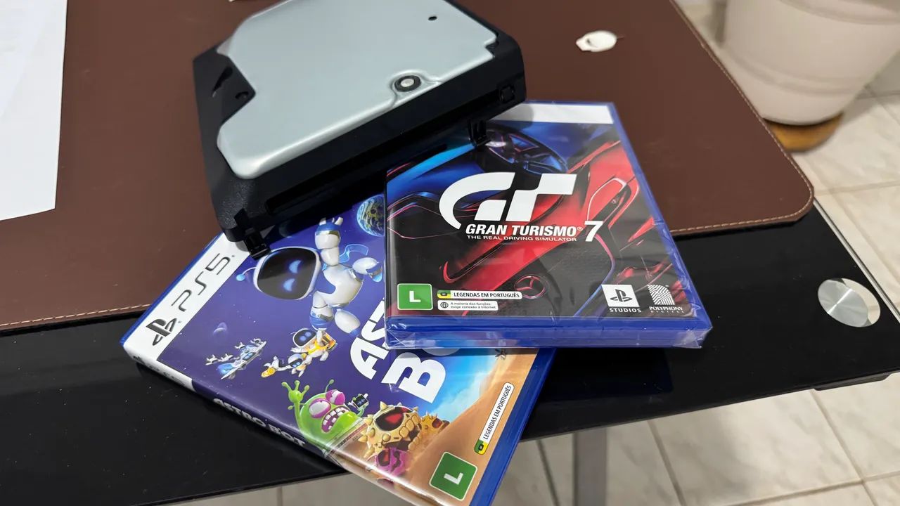 Leitor ps5 com gran turismo