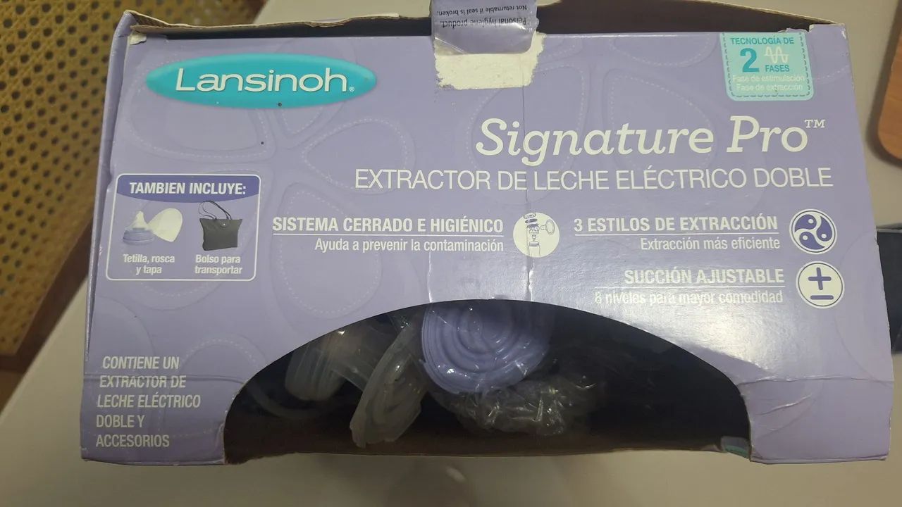 Extrator eletrico duplo Lansinoh importado - Foto 4