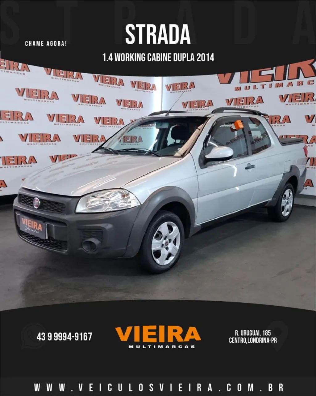 Fiat Strada Working 1.4 MPI Fire Flex 8V CD 2014