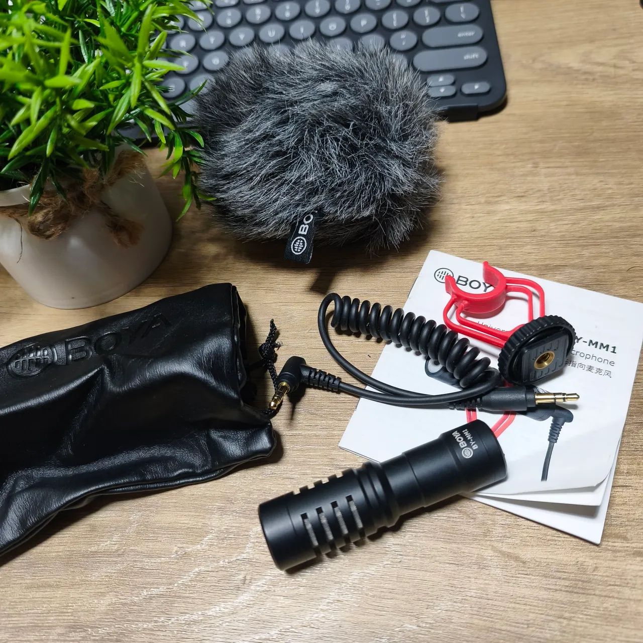 Microfone BOYA MM1 Pouco uso  - Foto 4