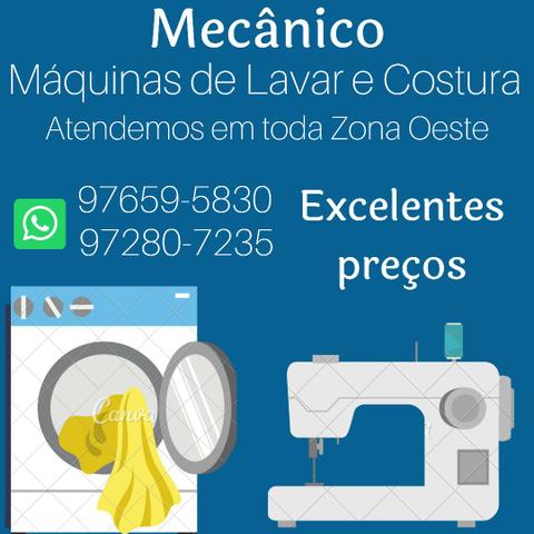 Conserto de Máquinas de Lavar e Costura