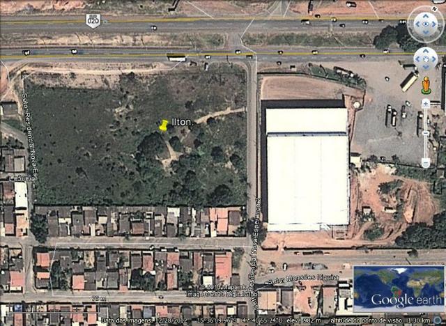 Vendo Excelente terreno de frente a Br 020 planaltina Df Ao lado do Atacadão Ultrabox