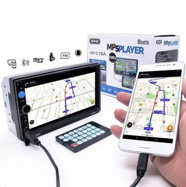 Central Multimidia Mp5 7 Pol Com Bluetooth Usb Fm Sd e Espelhamento Android!!