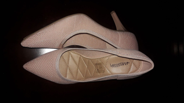 scarpin nude rosado