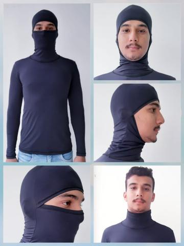 Blusa com balaclava fpu 50+ 55,00
