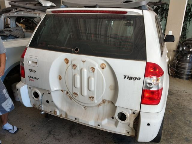 Tiggo Sucata para retirada de peças 2012 Branco - Foto 5