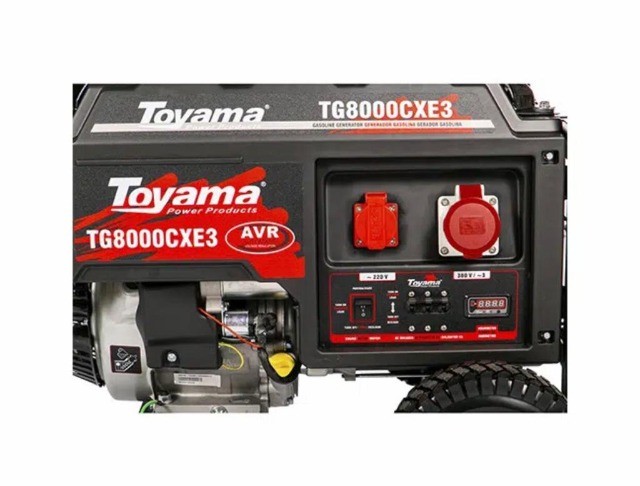 Gerador de Energia Gasolina 8.75 KVA Trifásico 380V Toyama TG8000CXE3-XP Part Elética  - Foto 5
