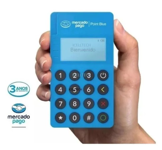 Maquininha Cartão Crédito/débito Mercadopago 3 Anos Garantia - Foto 2