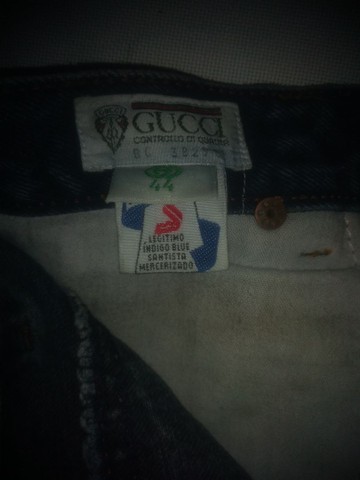 Bermuda jeans Gucci original serve tamanho 40 - Foto 6