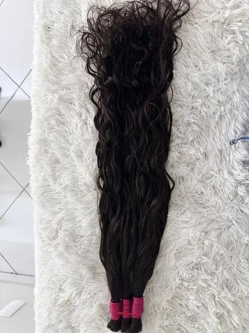 Cabelo humano ondulado de 65cm - Foto 5