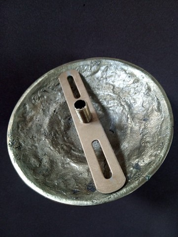 Gancho argola em bronze com rosca p corrente canopla Pendente - Foto 6