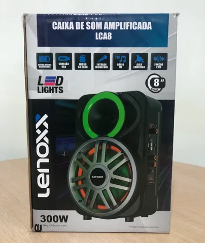 Caixa Som Amplificada Bluetooth 3000w Rms 6 Subwoofer Led 2