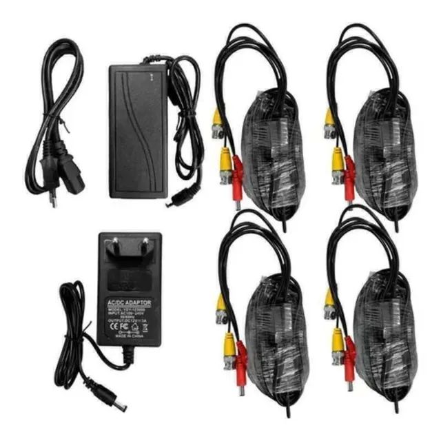 Kit 4 Câmeras + HVR 8 canais 5mp Pro Hd Visão Noturna Ípega Max KP-CA238  - Foto 5