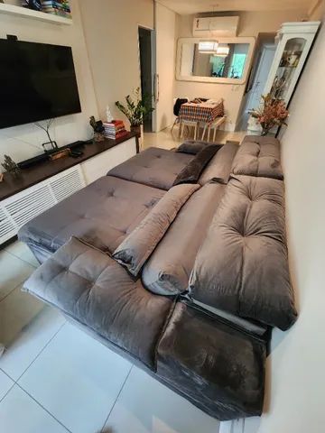 Sofa Retrátil e Reclinável - 2 Lugares - 2.70 metros