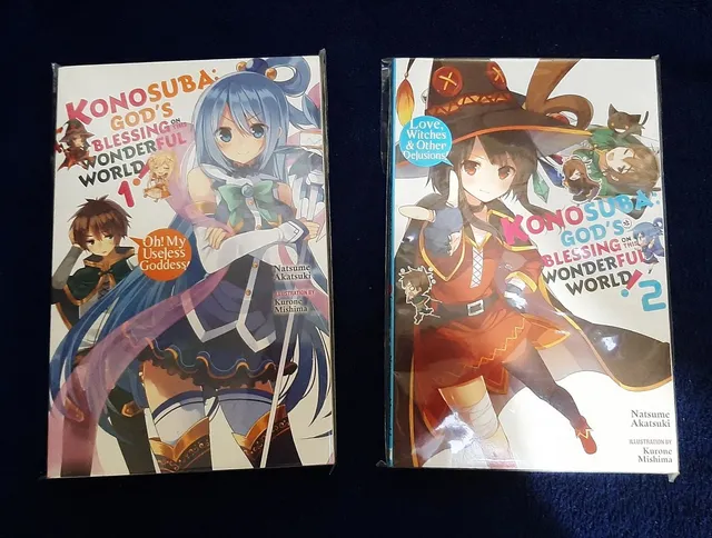 Último volume de KonoSuba vendendo bem! – Light Novels mais