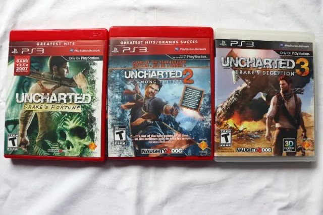 Jogos para PS3 - Coleção Uncharted - Original - Mídia Física