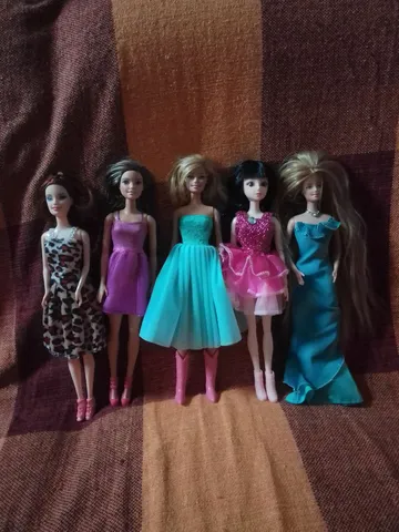 Barbie/ Vestido Color/ Barbie Crochê / Roupas Barbie/ Roupa boneca