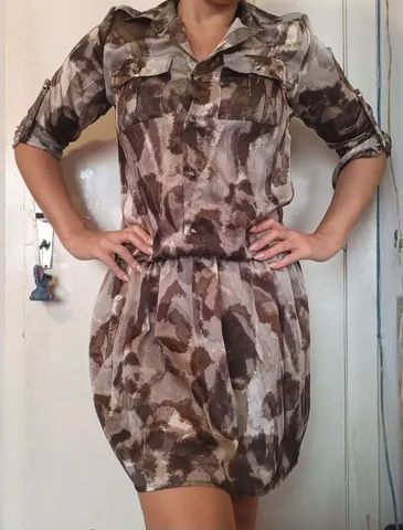 Vestido estampado M