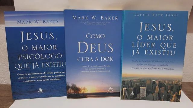 Livro Jesus O Maior Psicologo que ja Existiu + Jesus o Maior Lider que ja existiu + 1