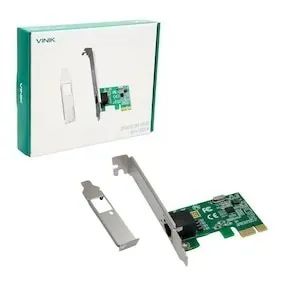 Placa De Rede 10/100/1000 Pci-e Prv1000e Com Suporte Low Profile -Vinik Loja Coimbra  - Foto 2