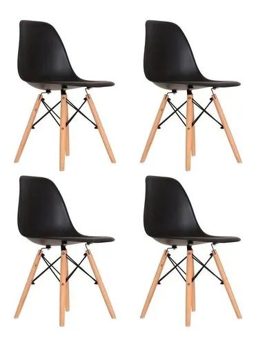 Cadeira Eames wood pé palito promoção