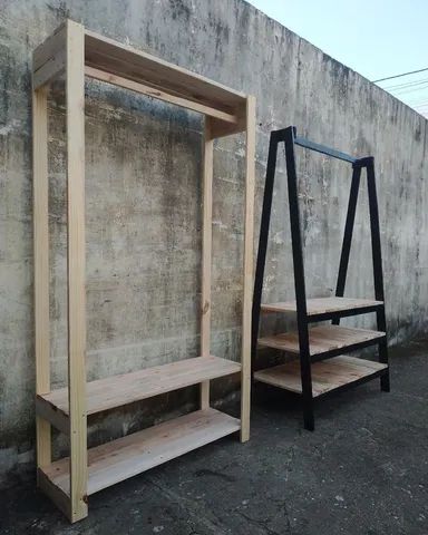 Closet e roupeiro de palete. Móveis sobre medidas de Pallet, Pallets e pinus. - Foto 3