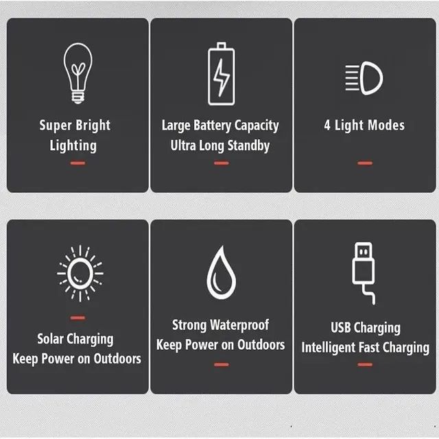 Lanterna de Iluminação Emergencial Camping - Foto 4