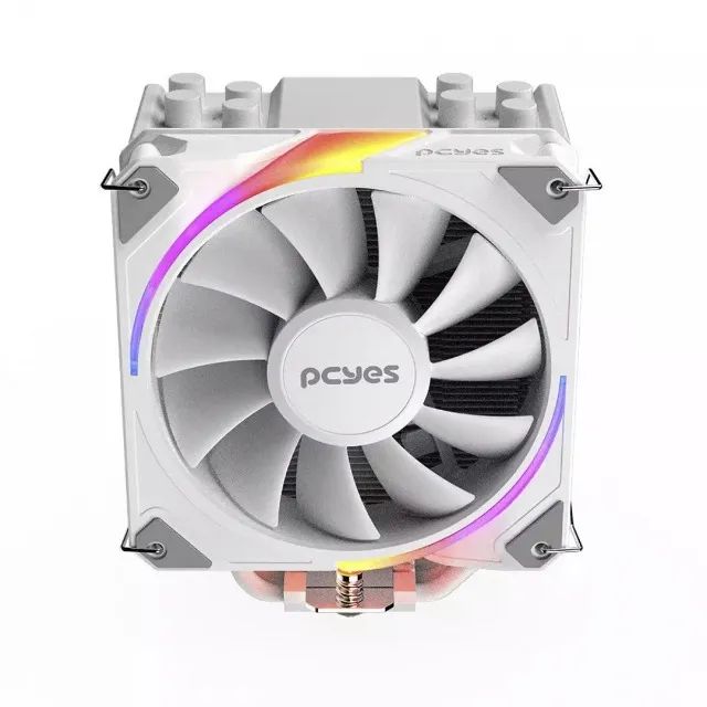 Air Cooler PCYES Frost Pulse White Ghost ARGB 120mm Intel/AMD LGA 1700 | AM5 - WZetta - Foto 2