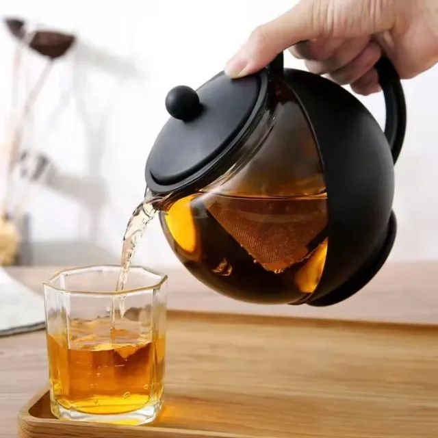 chaleira de vidro com infusor 750ml fuy169 - Foto 2
