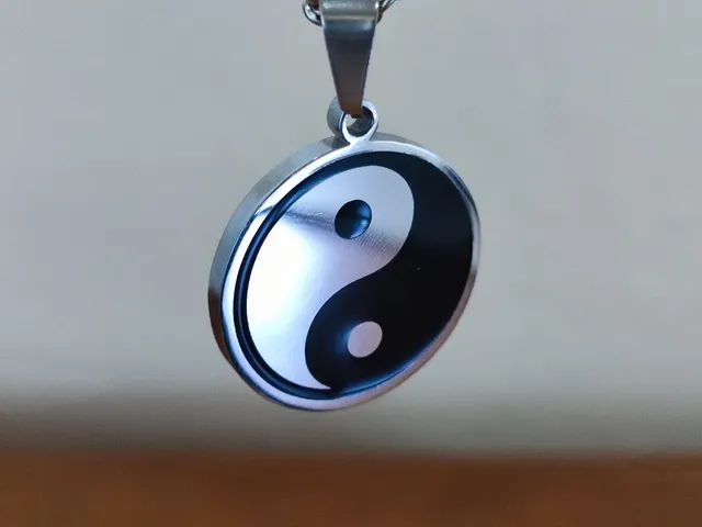 Pingente Yin Yang Aço Inoxidável - Foto 6