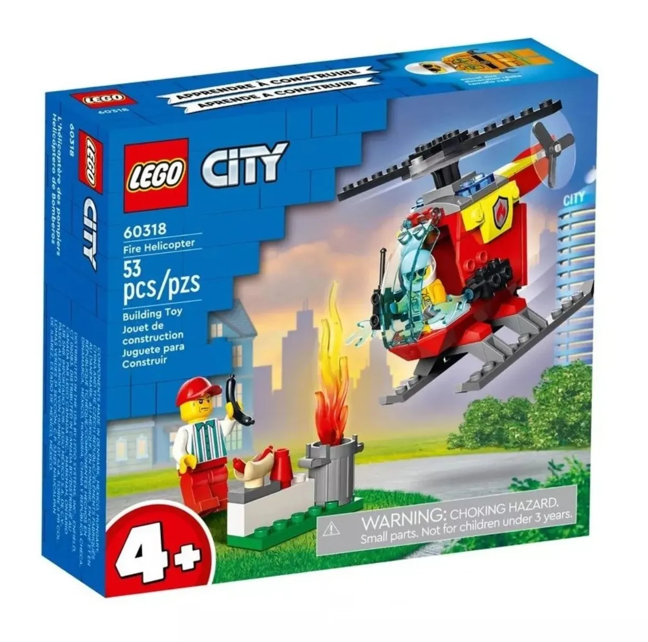 Lego City - Helicóptero dos Bombeiros