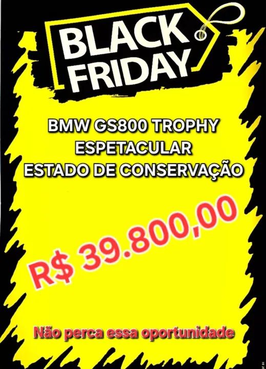 BMW F800GS TROPHY - BLACK FRIDAY