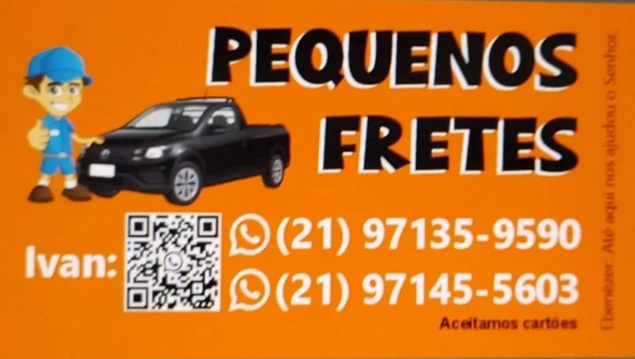 Pequenos fretes na ilha do governador e redondezas 