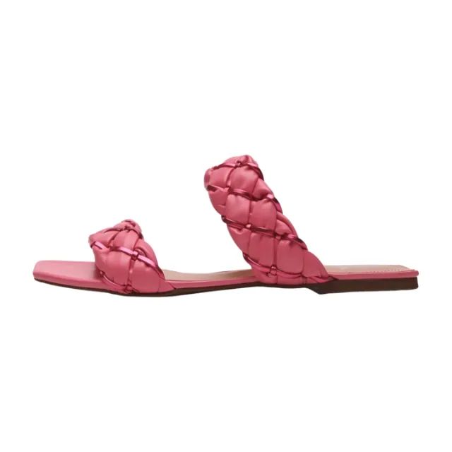 Nova Tam 35 - sandália rasteira dumond rosa - Foto 2