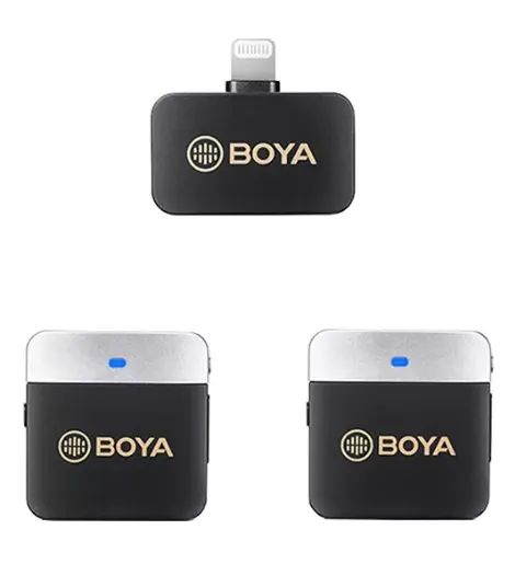 Microfone Sem Fio De Canal Duplo - Boya BY-M1V6 - Foto 2