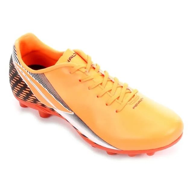 Chuteira Campo Penalty Lider Xx N° 37 Laranja