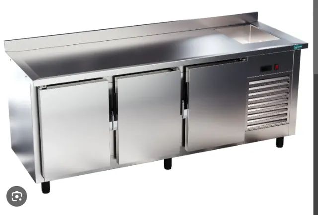 Balcão frigorifico e bancada refrigerada. Rei do Inox. Pronta entrega