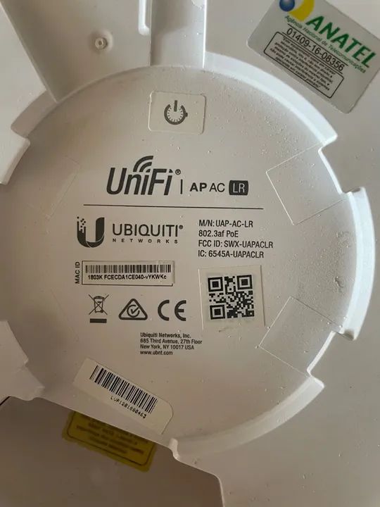 Roteador Wi-Fi Ubiquiti UniFi AP AC LR USADO  - Foto 2